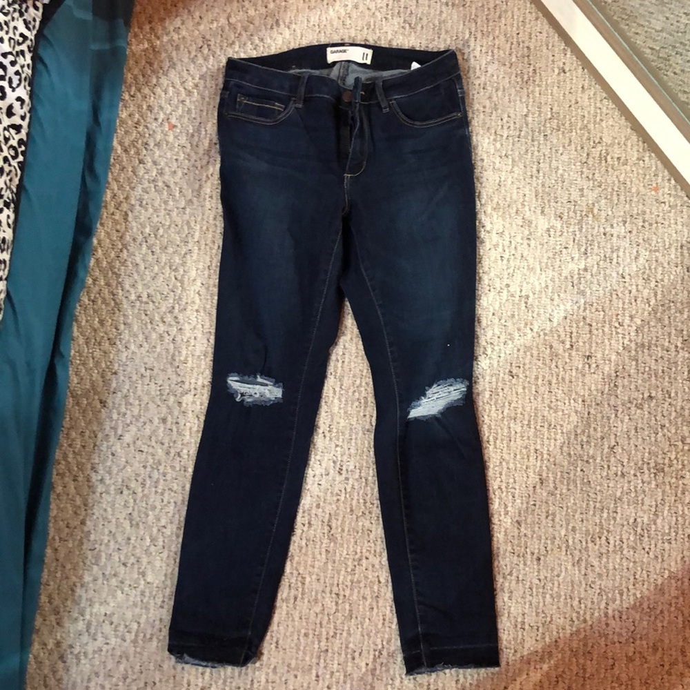 Garage Ripped Knee Jeans